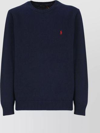 Ralph Lauren long sleeve crew neck sweater with ribbed cuffs