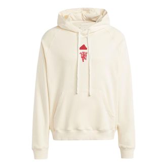 adidas Manchester United LFSTLR Hoodies Asia Sizing White Red IA8545
