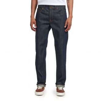 Nudie Jeans Mens Gritty Jackson Straight Leg Jeans In Dry Old