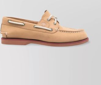 Timberland almond toe lace detail loafers