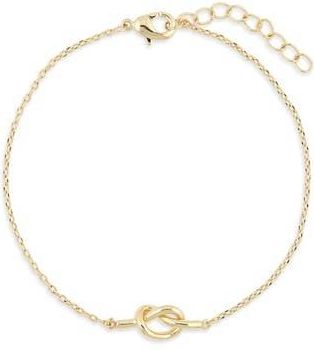 Nordstrom Rack Demi-Fine Knot Bracelet in Gold at Nordstrom Rack