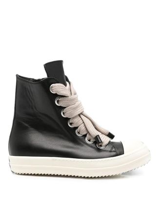 Rick Owens Jumbolace Leather Sneakers