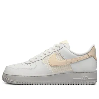 Nike (WMNS) Nike Air Force 1 07 ESS Cross Stitch - White Fossil DJ9945-100