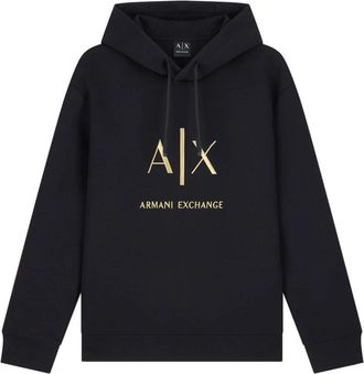 A|X Armani Exchange Hooded Sweatshirt - Heren - Hoodies - Zwart - 2XL - Katoen - Hoodies & sweatvesten