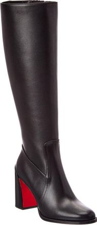 Christian Louboutin Iranina 85 Leather Knee-High Boot