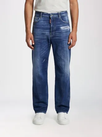 Dsquared2 Jeans a gamba larga i denim used