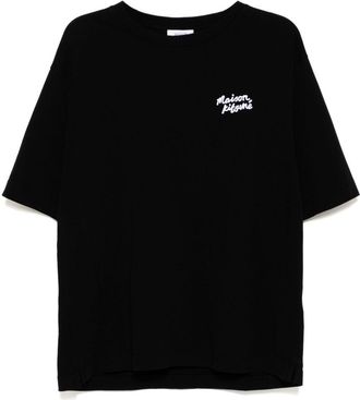 Maison Kitsun&eacute; Handwriting Comfort T-shirt - Black