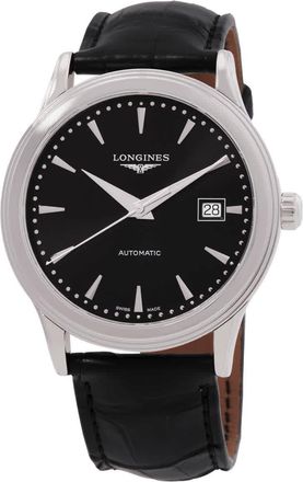 Longines Flagship Automatic Black Dial Mens Watch L4.984.4.59.2