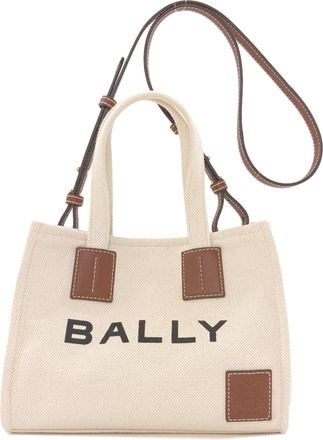 Bally Canvas Handbag (Pre-Owned)
