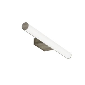 Sulion Aplique de ba&ntilde;o de metal color n&iacute;quel de 60cm