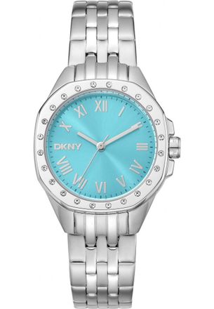 DKNY Womens DK1L013M0055 Ladies Brooklyn Watch - Silver - One Size