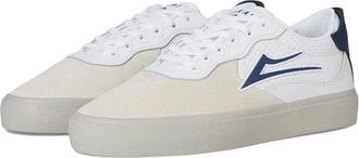 Lakai Mens Lakai Essex MS4240263A00 Sneaker White Leather Lifestyle Shoes ZOGG2320