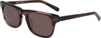 Shinola Brown Rectangular Mens Sunglasses SH1502S 264 52