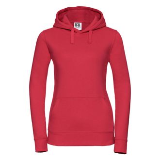Russell Athletic Russell Dames/Dames Authentic Hoodie (Klassiek rood)