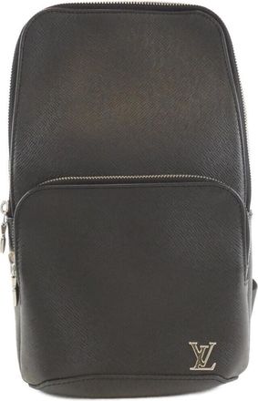 Louis Vuitton Black Leather Shoulder Bag (Pre-Owned)