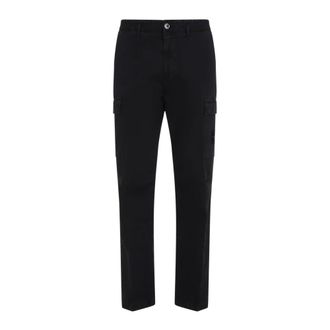 Stone Island Slim-fit Trousers, male, Black, W30, Slim-fit Trousers