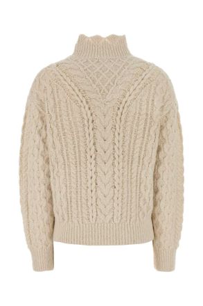 Isabel Marant Womens Ivory Cotton Blend Bolinea Sweater Ecru Maglieria
