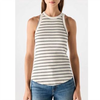 Amo Vera Tank Top In Natural/black