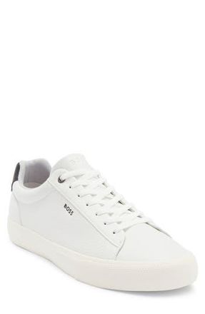 BOSS Aiden Tennis Sneaker in White at Nordstrom Rack, Size 13Us / 12Uk