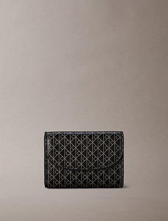 Calvin Klein Cartera Portamonedas Con Logo Con Emblema En Todo El Art&iacute;culo