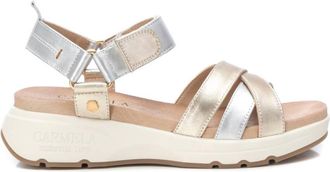 Xti Womens Leather Sandals In Beige