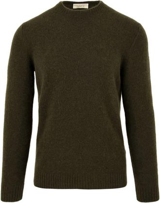 FILIPPO DE LAURENTIIS Gc 3Ml Cs 7Rg 570 Sweater - Heren - Ronde hals truien - Groen - XL - Polyester - Truien & Vesten