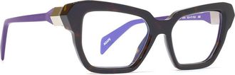 Siens Eye Code Havana Creature 121 Acetate Butterfly Sunglasses