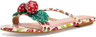 Blue by Betsey Johnson Garrik Womens Sandals White : 8.5 M, Synthetic