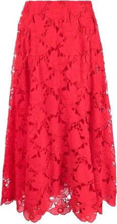 Valentino Dames, Rokken, Rood, Maat: XS Katoen