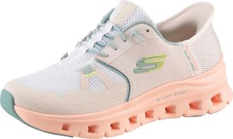 Skechers Slip-On Sneaker SKECHERS Vegan Slip-ins: Glide-Step Pro, Damen, Gr. 35, beige (wei&szlig; beige kombiniert), Synthetik, Textil, Schuhe Slip-On Sneaker, Snea