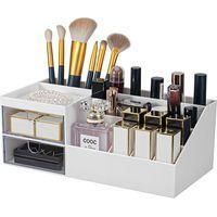 OEM Organizador De Maquillaje, Organizador De Maquillaje Con Cajones, Caja De Almacenamiento De Maquillaje Para Tocador, Ba&ntilde;o Y Dormitorio - Crezuo