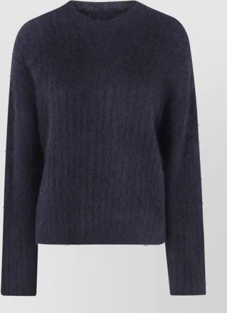 Uma Wang fluffy wool crewneck sweatshirt