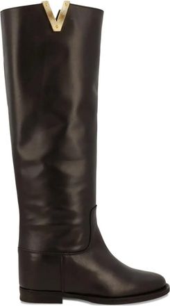 Via Roma 15 Stivali in pelle di vitello - Marrone