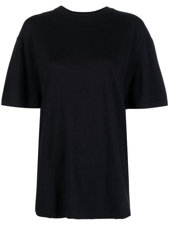 Extreme Cashmere Klassiek T-shirt - Blauw