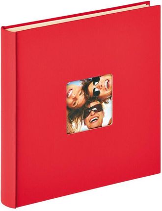 Walther Design design album fotografico rosso 33 x 34 cm album autoadesivo con ritaglio di copertina, Fun SK-110-R