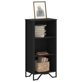 vidaXL Libreria Nera 50x31x106 Cm In Legno Multistrato - Vidaxl