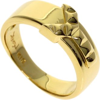 Saint Laurent Yellow Gold (18K) Band Ring (Pre-Owned)