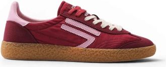 Puraai Cherry Juice Sneakers - Dames - Sneakers - Rood - 41 EU - Katoen - Schoenen