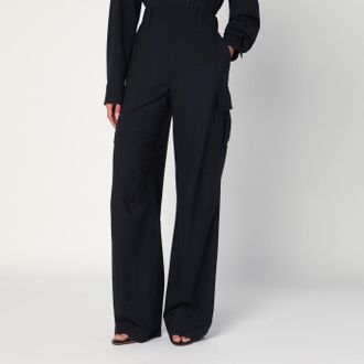 Bottega Veneta Midnight blue wool cargo trousers