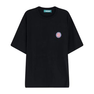 Barrow T-Shirts, male, Black, Size: XL Crew Neck T-Shirt