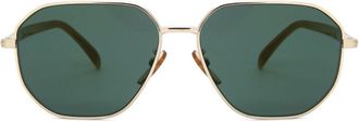 David Beckham DB 1132/F/S Asian Fit F6W/MT Mens Sunglasses Gold Size 60