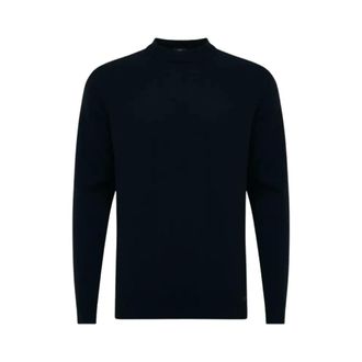 Genti Katoenen trui met ronde hals - Heren - Truien - Zwart - Maat: XL Katoen
