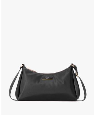 Kate Spade New York Womens Carter Ksnyl Small Shoulder Bag - Black Nylon - One Size