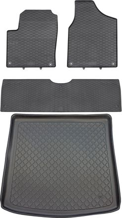 OEM Juego De Alfombrillas De Goma Para Coche Y Alfombrilla Para Maletero Para Ford Galaxy Iii Van Desde Septiembre De 2015