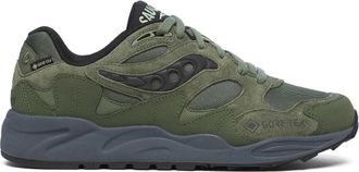 Saucony Shadow 2 GTX Waterproof Hardloopschoenen - Heren - Sneakers - Groen - 41 EU - Schoenen