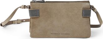 Brunello Cucinelli Essence mini shoulder bag in Light Brown at Nordstrom