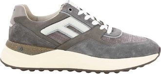 Floris Van Bommel De Trikker - Heren - Sneakers - Grijs - 46 EU - Leer - Schoenen