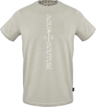 Aquascutum Heren Logo Crew Neck Regular T-shirt (Grijs)