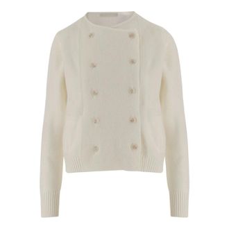 Allude Double-breasted Wool Blend Jacket