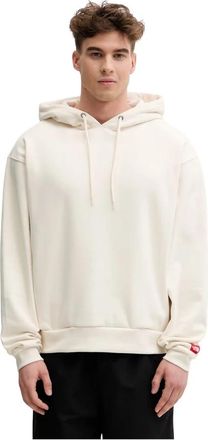 The North Face Red Box Hoodie - Heren - Outdoor shirts - Beige - XL - Katoen - Fitness